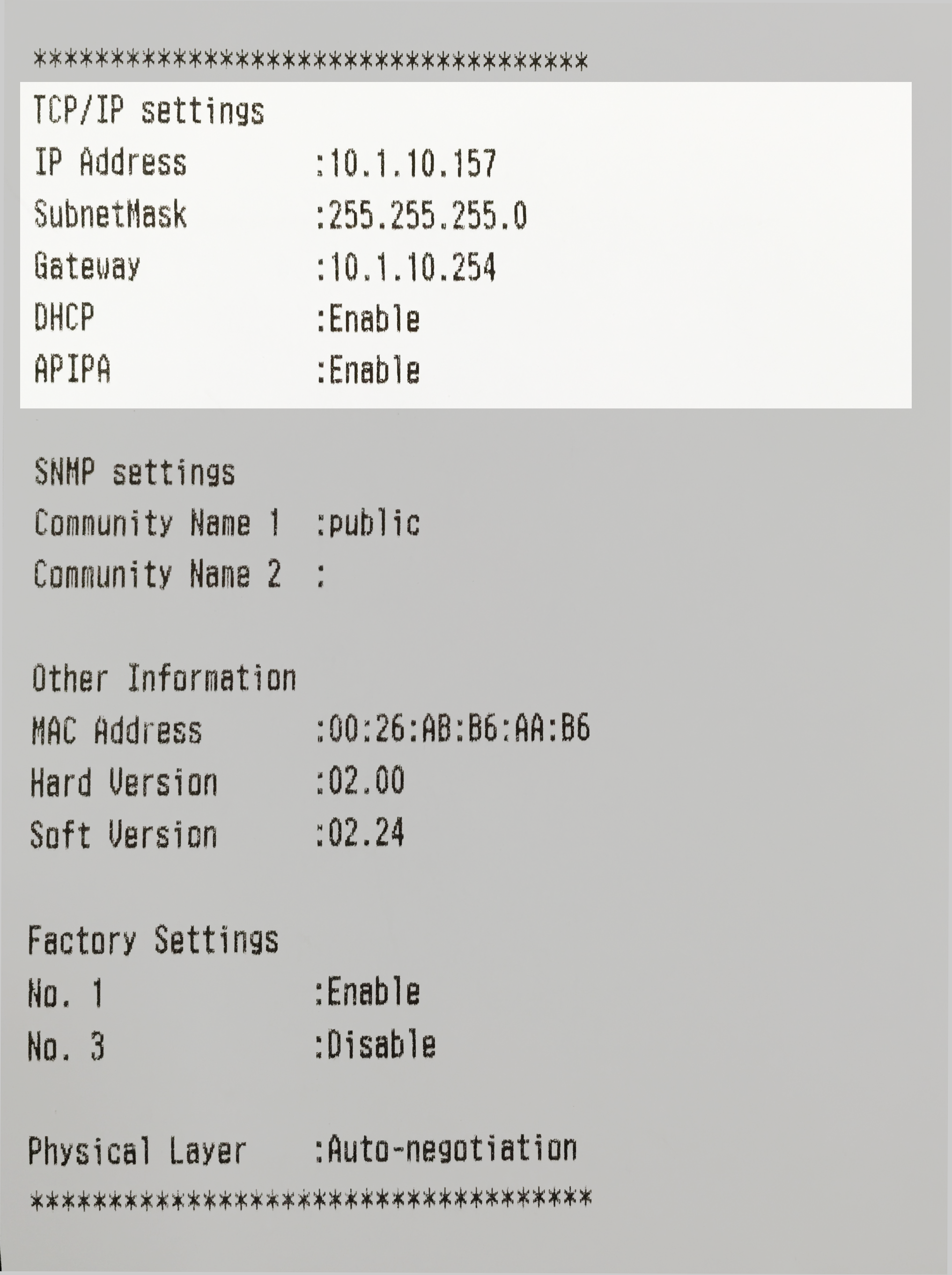 Configure the IP Address of a Epson Impact Printer – Clover Sport Help Center